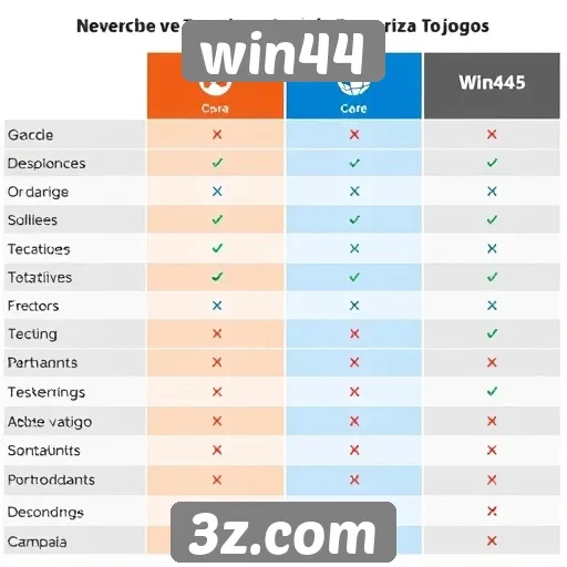 comparativo entre win44 e concorrentes no mercado