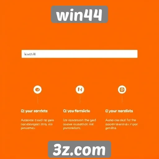 Análise da interface do usuário do site win44